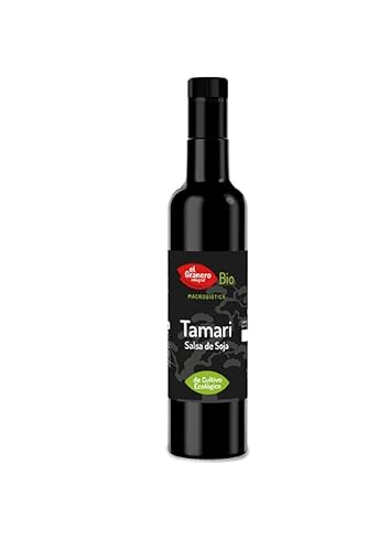 El Granero Integral - Tamari Salsa de Soja BIO - 500 ml - Fuente de Proteínas y Antioxidantes - Rico en Minerales - Bajo en Calorías y Grasas Saturadas - Apto para Veganos