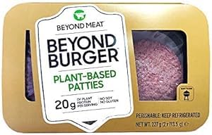 Beyond Meat Burger | Hamburguesa 100% Vegetal 227g | Plant Based | Sin Gluten | Sin Soja | Vegano | (12)