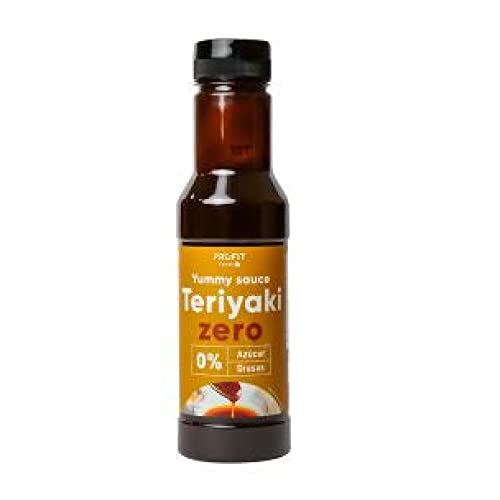 PROFIT - Yummy Sauce - Salsa baja en calorías - Ideal como aderezo para tus platos favoritos. 0% grasas y azúcares añadidos. Sin lactosa - 375 ml (Teriyaki)