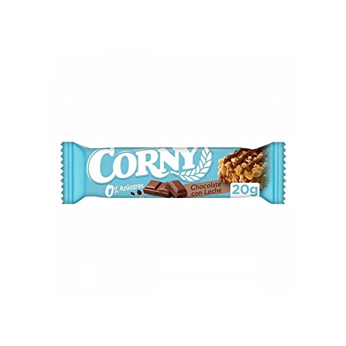 Corny - Barritas de Cereales 0% Chocolate con Leche, Sueltas (24 unidades) x 20 g