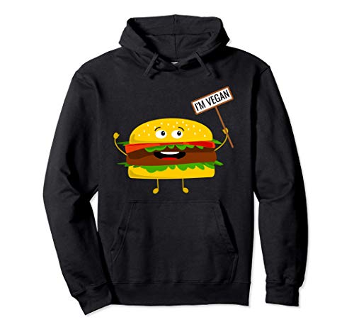 Soy vegano - Vegan Burger Patty - Día mundial del vegano Sudadera con Capucha