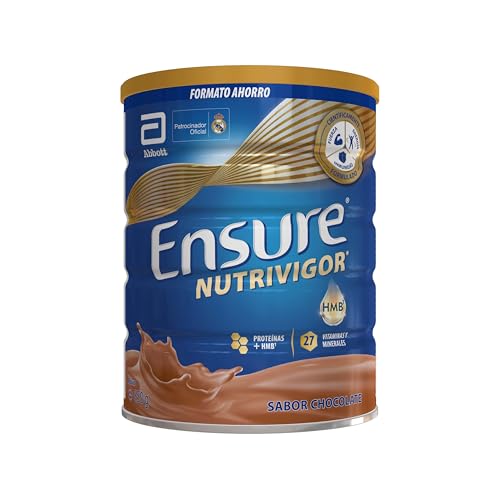 Ensure Nutrivigor - Complemento Alimenticio para Adultos, con HMB, Proteínas, Vitaminas y Minerales, como el Calcio - Sabor Chocolate - 850 g