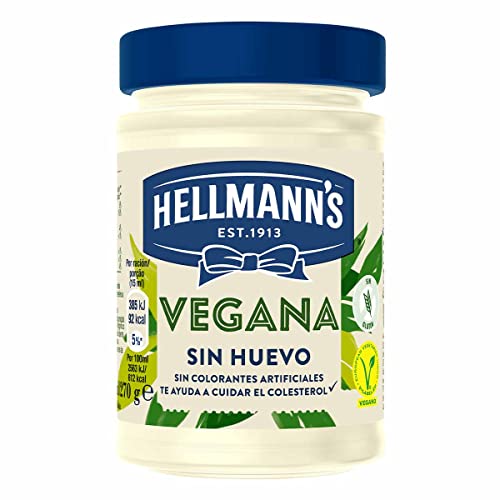 Hellmann's Salsa Vegana 270g - Pack de 6