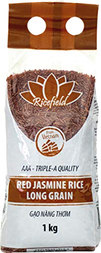 Ricefield Arroz Jazmín, Rojo 1000 g