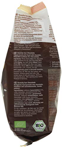 Barnhouse Krunchy Sun | Muesli Cereales De Chocolate | Ecológico | Vegetariano, 375 Gramo