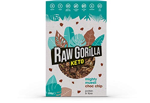 Raw Gorilla Muesli Keto Con Cacao Chips, 250 Gramo