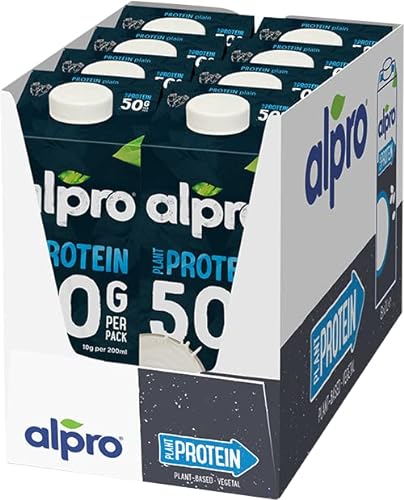 Alpro Bebida Vegetal de Soja Proteína Natural 8x1L