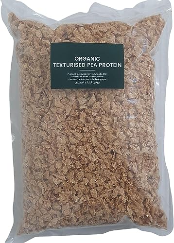 Proteína de Guisante granulada Texturizada (83gr proteína por 100gr) | de cultivo Ecológico BIO | 100% Natural ALTO contenido minerales | carne vegetal vegano sin gluten sin soja