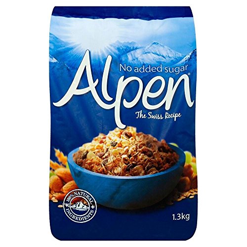 Alpen Muesli Sin Azúcar Añadido (1,3 Kg) (Paquete de 2)
