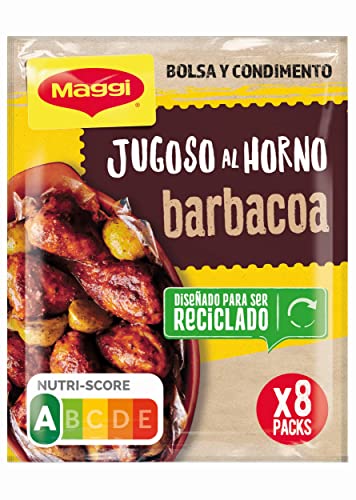 Maggi - Jugoso al Horno a La Barbacoa - 30 g - [Pack de 8]